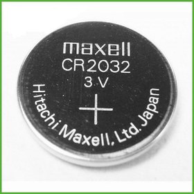 تصویر باتری سکه ای مکسل 2032 بسته 5 عددی 