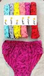 تصویر شورت نخی زنانه لیفه ای طرح گل 