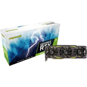 تصویر کارت گرافیک Manli GeForce RTX 3070TI LHR OC 8G با حافظه ۸ گیگابایت 