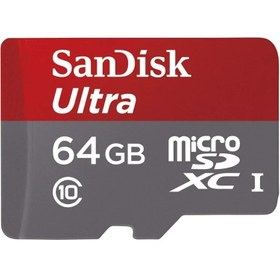 تصویر کارت حافظه MicroSDXC سن دیسک SanDisk Ultra A1 کلاس 10 استاندارد UHS-I سرعت 120MBps ظرفیت 64 گیگابایت 