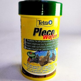 تصویر غذای ماهی، تترا پلکو ویفر ۱۰۰ میل،آلمانی ،آکواریوم آرام Tetra Pleco Wafer 100 ml_Germany،fish food