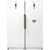 تصویر یخچال و فريزر دوقلو 40فوت کندانسور مخفی نانو پلاس امرسان سفید 