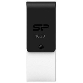 تصویر فلش اوتیجی سیلیکون پاور مدل ایکس 21 با ظرفیت 16 گیگابایت ا Mobile X21 USB OTG Flash Drive 16GB Mobile X21 USB OTG Flash Drive 16GB