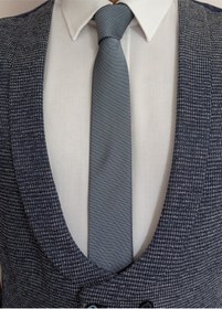 تصویر خرید نقدی کراوات مردانه فروشگاه اینترنتی برند PERFECT HARMONY رنگ نقره ای کد ty103861717 