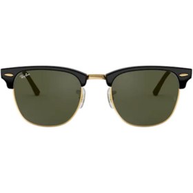 تصویر عینک آفتابی زنانه سیاه برند ray ban 3016 C.W0365 51-21 Unisex Clubmaster 3016 C.w0365 51-21