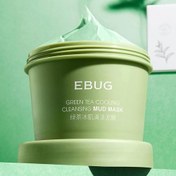 تصویر ماسک گچی چای سبز ایباگ Ebug ا GREEN TEA COOLING CLEANSING MUD MASK GREEN TEA COOLING CLEANSING MUD MASK