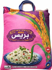تصویر برنج پاکستانی دانه بلند سوپر باسماتی اورجینال درجه یک بریس در بسته بندی ۱۰ کیلوگرمی 