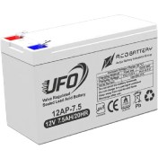تصویر باتری سرب اسیدی ضد اشتعال 12 ولت 7.5 آمپرساعت UFO 12AP-7.5 