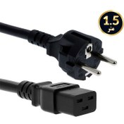 تصویر کابل پاور فابریک شرکتی 1.5متری 