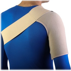 تصویر شانه بند یک طرفه طب و صنعت کد ۳۷۱۰۰ - سایز: خیلی بزرگ(XL) Teb & Sanat Elastic Shoulder Support Code 37100