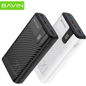 تصویر پاوربانک 20000 باوین Bavin Pc133s Portable Battery Charger Power bank توان 2.1 آمپر 