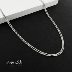 تصویر گردنبند مردانه کارتیر ریز نقره ای 3 میل 