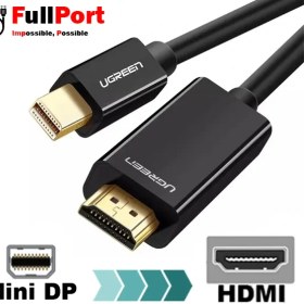 تصویر کابل Mini Display به HDMI یوگرین V1.4-4K مدل MD101-20848 طول 1.5 متر ا UGREEN MD101-20848 Mini Display to HDMI 4K V1.4 Cable 1.5M UGREEN MD101-20848 Mini Display to HDMI 4K V1.4 Cable 1.5M