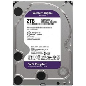 تصویر هارداستوک اینترنال وسترن دیجیتال مدل WD 20PURX ظرفیت 2TB HDD Western Digital Stock 2TB WD 20PURX