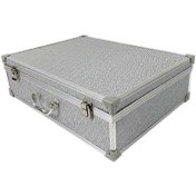 تصویر کیف قاشق و چنگال سامسونتی تاج طرح مرمر طوسی 