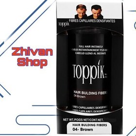 تصویر پودر پرپشت کننده موی سر toppik 