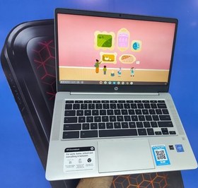 تصویر کروم بوک اچ پی مدل ChromeBook 14a-na N4000 4GB 32SSD 