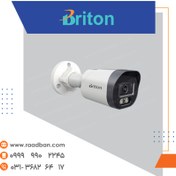 تصویر دوربین تحت شبکه برایتون بولت 2 مگاپیکسل دید در شب رنگی کیس فلزی میکروفون دار IPC-72B49M-MSC 