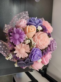 تصویر دسته گل شمع phonix_candle