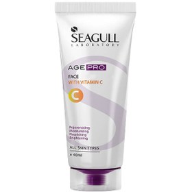 تصویر کرم ویتامین سی 40 میلی لیتری سی گل Seagull Face Cream With Vitamin C 40 ml