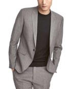 تصویر کت مردانه طوسی برفکی H&M 