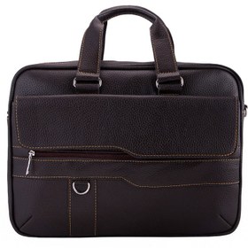 تصویر کیف اداری مدل 2001 - عسلی 