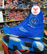 تصویر کفش بوکس طرح اژدها برند معروف رنگ آبی 