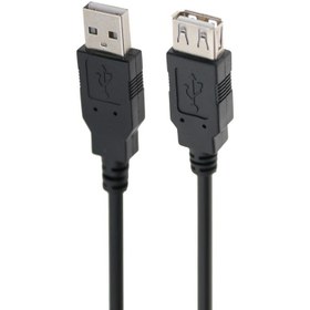 تصویر کابل افزایش طول K-net USB 5m ا K-net USB 5m Male to USB Female Cable K-net USB 5m Male to USB Female Cable