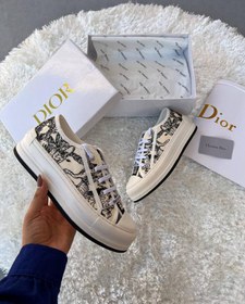 تصویر کتانی تخت زنانه دیور | Dior Walk'n'Dior Platform Sneaker