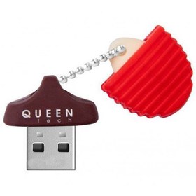تصویر فلش 8 گیگابایت Queen UNIQUE USB 2 ا Queen UNIQUE 8GB USB 2 Flash Memory Queen UNIQUE 8GB USB 2 Flash Memory