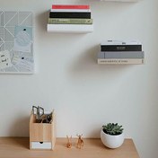 تصویر شلف دیواری مدل مخفی مجموعه 2 عددی 