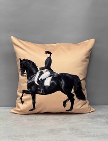 تصویر کوسن هرمس رنگ کرم 