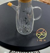 تصویر روغن ریز کلاسیک گلدار 