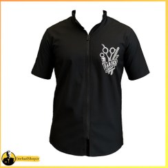 تصویر روپوش آرایشگاهی زیپی 