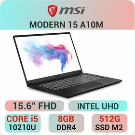 تصویر لپ تاپ ام اس ای MSI MODERN 15 A10M (Open Box) 