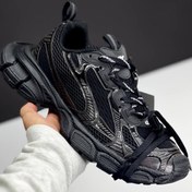 تصویر کتانی بالنسیاگا مدل 3XL رنگ مشکی و سفید 