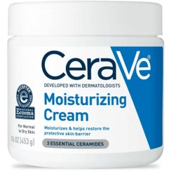 تصویر کرم مرطوب کننده سراوی اصل آمریکا مخصوص پوست نرمال و خشک US-based serum moisturizing cream for normal and dry skin