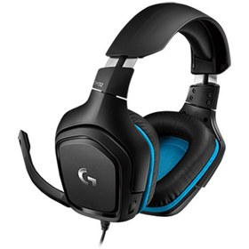 تصویر هدفون با سیم لاجیتک مدل G432 Logitech G432 Wired Headset