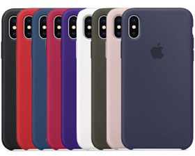 تصویر کاور سیلیکونی مناسب برای گوشی موبایل اپل iPhone XS Max ا Silicone Case iPHONE XS MAX Silicone Case iPHONE XS MAX