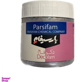 تصویر مادر رنگ پارسیفام (Parsifam) مدل دکوفام رنگ نقره‌ ای حجم 350 میلی لیتر 