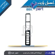 تصویر قاب کلید شیشه بالابر مشکی چپ قدیم پژو 405 و پارس کد 1585-اصیل پارت 