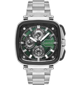 تصویر ساعت مردانه چندکاره QUANTUM با صفحه سبز - مدل PWG1092.370 برند quantum QUANTUM Men's Multi Function Green Dial Watch - PWG1092.370