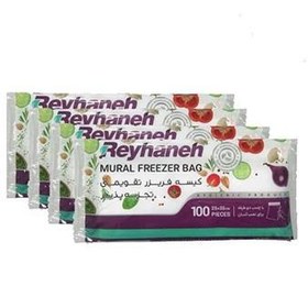 تصویر کیسه فریزر 100 عددی ریحانه 