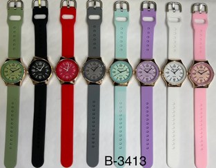 تصویر ساعت بولون دخترانه انالوگ B-34 - سیز / B_3414 B-34 analog girls watch