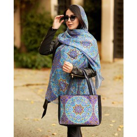 تصویر ست کیف و شال زنانه بهار کد 08 Bahar Women Bag and Shawl Set Code 08