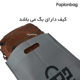 تصویر کیف اداری کوچک چرم PU با بند دوشی کیفیت اعلا ضد خش و ترک کد275 