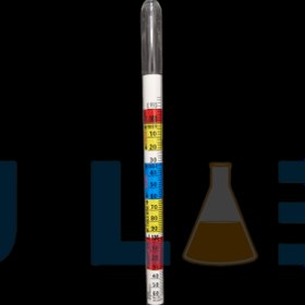 تصویر هیدرومتر سه کاره شیرینی سنج الکل سنج وچگالی سنج 