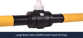 تصویر شیر توپی 160 پلی اتیلن 