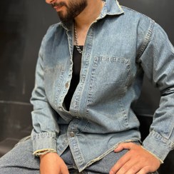 تصویر کت جین دوخت کثیف 