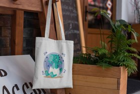 تصویر baby t-rex baby t-rex tote bag